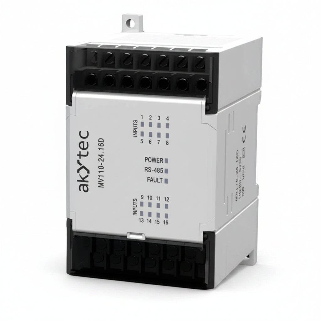 MV110-24.16D(DN), MK110-24.8D.4R Digital Input modules (DI, Modbus RTUASCII, RS485)