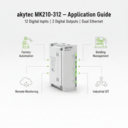 Akytec MV210-214, MV210-221, MK210-311, MK210-312 Digital Input Modules (DI, Modbus TCP, Ethernet)