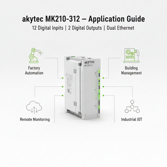 Akytec MV210-214, MV210-221, MK210-311, MK210-312 Digital Input Modules (DI, Modbus TCP, Ethernet)