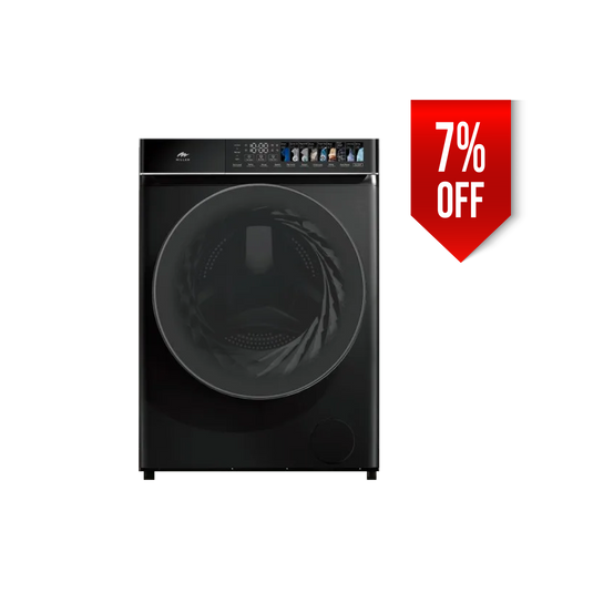 Millen Front Load Washing Machine, 12kg Capacity - Inverter Motor, Smart, Powerful, and Efficient, МWM12012BLIDD, 3 Year Warranty