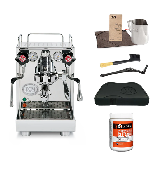 ECM Mechanika VI Slim Espresso Machine Bundle