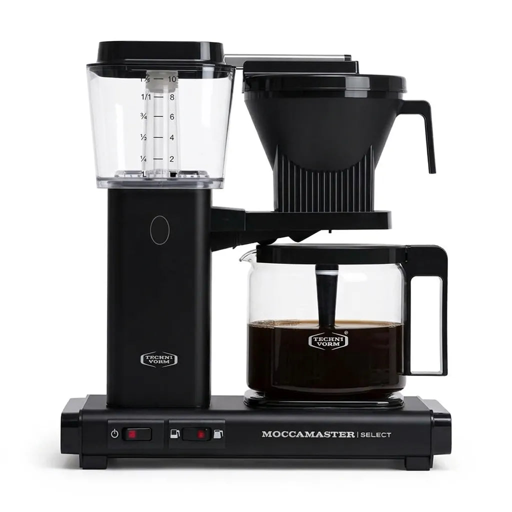 Moccamaster KBG Select Coffee Machine Filter Coffee Machine Black, UK Plug, 1.25 Liters