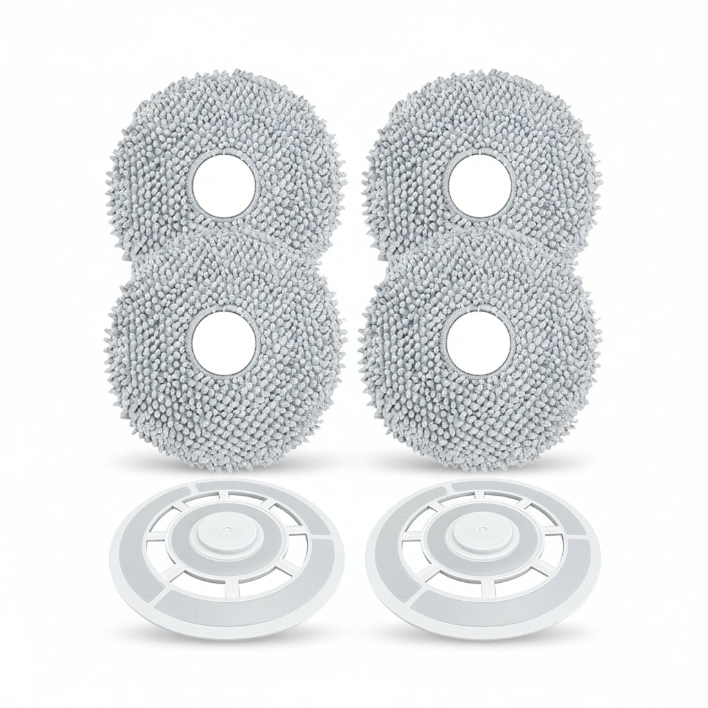 Mop Cloth Pad With Bracket Compatible for Roborock Q Revo P10 Vacuum Cleaner