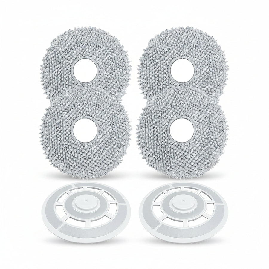 Mop Cloth Pad With Bracket Compatible for Roborock Q Revo P10 Vacuum Cleaner