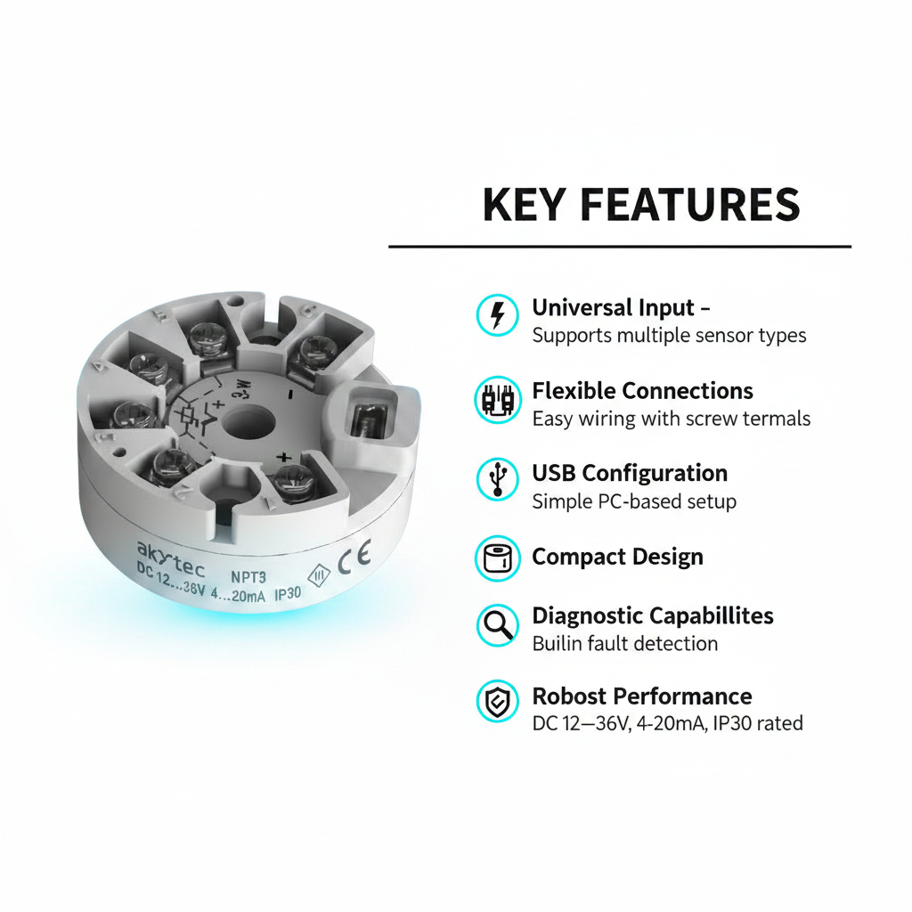 Akytec Temperature Transmitter NPT3