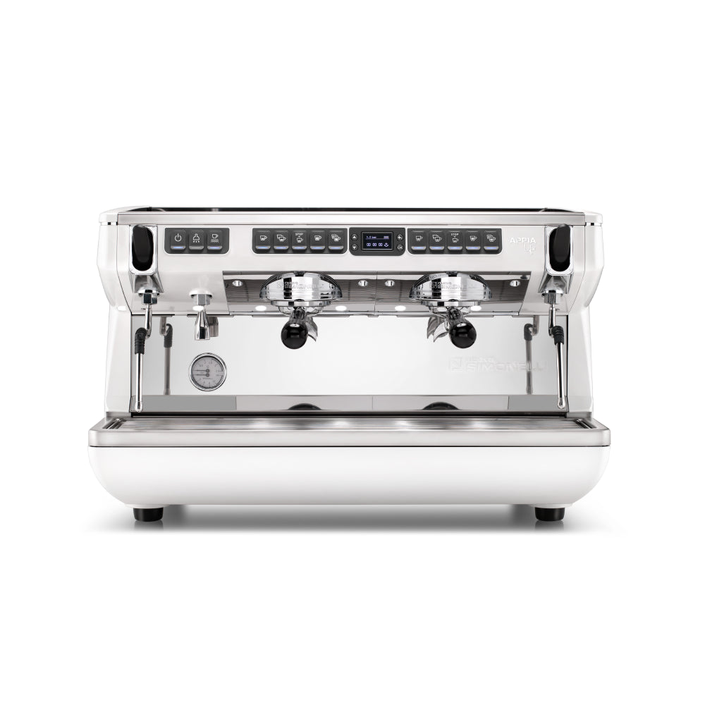 Nuova Simonelli Appia Life XT Volumetric 2 Group Coffee Machine | White
