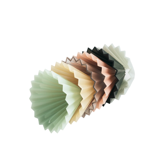 Origami Air S Dripper with Plastic Holder – AS Resin Pour Over Coffee Maker for 1–2 Cups – Compatible with VCF-01 & Wave