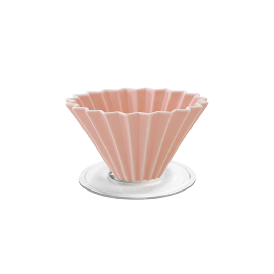 Origami Ceramic Dripper M with Plastic Holder - Compatible with VCF - 02 and Wave