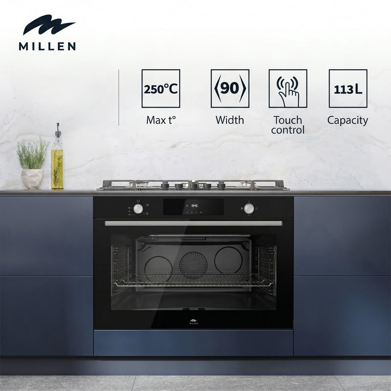 Load image into Gallery viewer, Millen Built-in Gas Oven  MGO 901 BL
