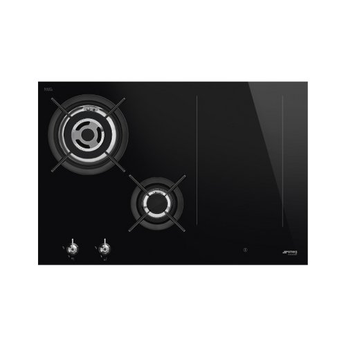 Smeg Built In Combination Hob, 75 cm, PM3743D