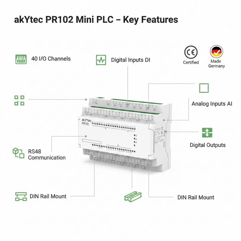 Load image into Gallery viewer, Akytec PR102 Mini PLC 40 I/O
