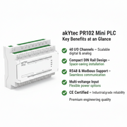 Akytec PR102 Mini PLC 40 I/O