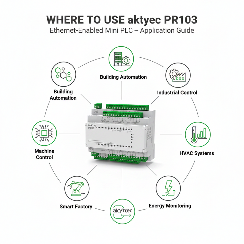 Load image into Gallery viewer, Akytec Ethernet Enabled Mini PLC PR103

