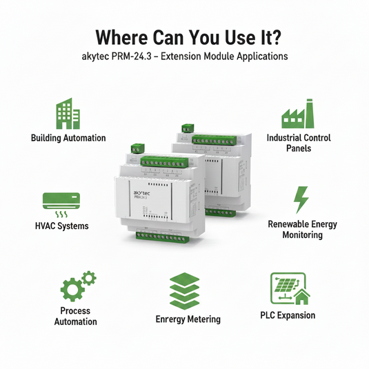 Akytec PRM Extension module (PRM.230.1, PRM.24.1, PRM.230.3, PRM.24.3)