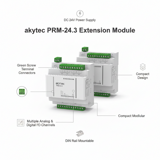 Akytec PRM Extension module (PRM.230.1, PRM.24.1, PRM.230.3, PRM.24.3)