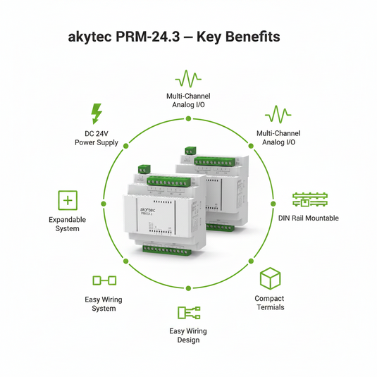 Akytec PRM Extension module (PRM.230.1, PRM.24.1, PRM.230.3, PRM.24.3)