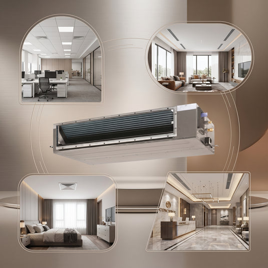 Daikin Ducted Split Air Conditioner 1.5 Ton 5.3 kW 2.0 HP 18,000 Btu/h FDMF18AVMK / RZF18AVMK