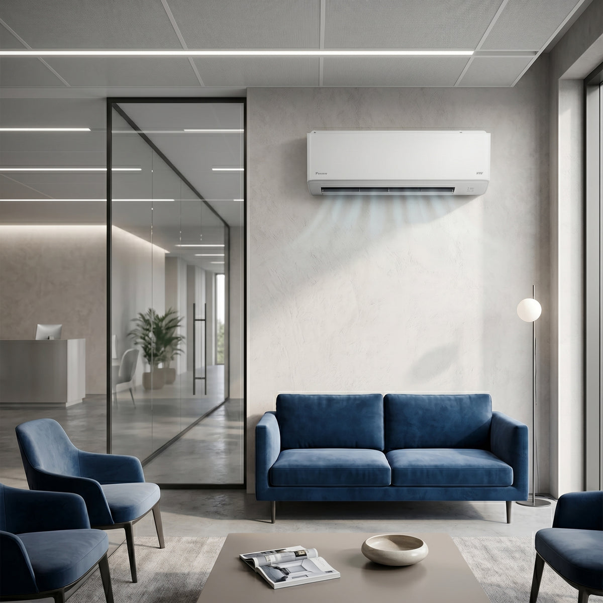 Daikin Wall Splits for VRV Systems 1.0 Ton 3.6 kW 1.3 HP 12,000 Btu/h FXAQ32ARVM