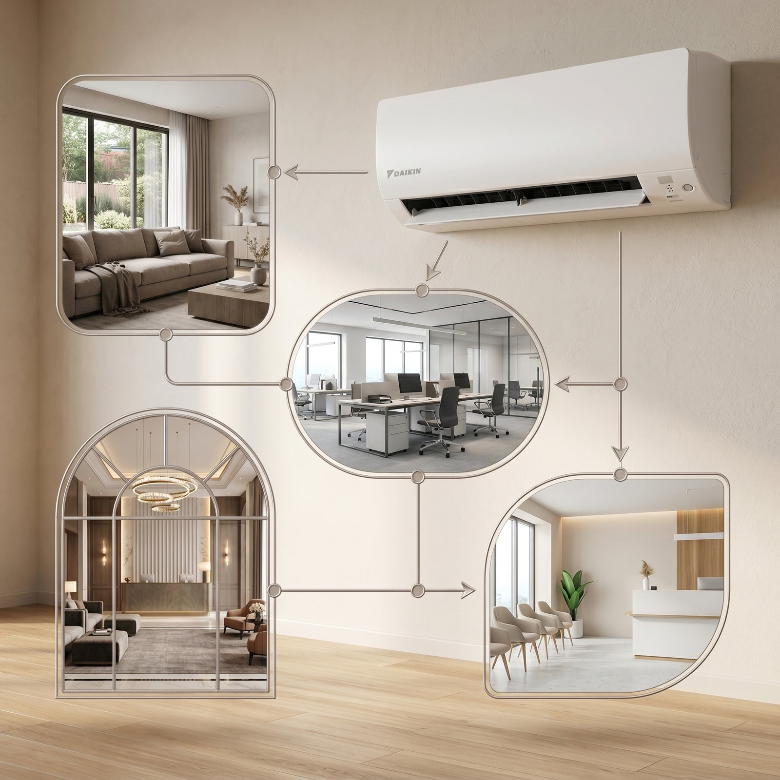 Daikin 2.0 Ton FTKM24PVMK / RKM24PVMK - Energy-Efficient AC for Ultimate Comfort