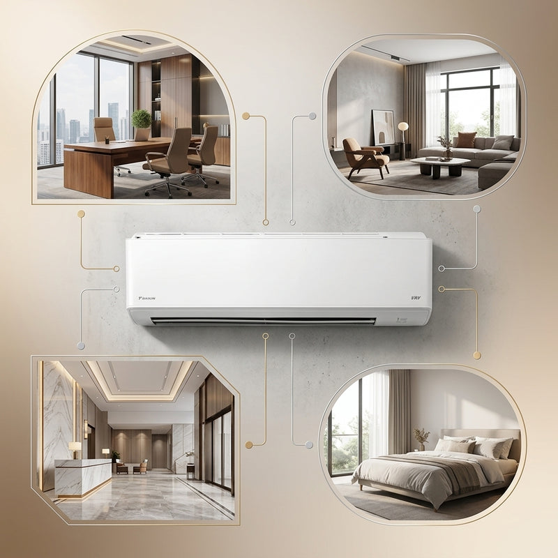 Load image into Gallery viewer, Daikin Wall Splits for VRV Systems 1.2 Ton 4.5 kW 1.6 HP 15,000 Btu/h FXAQ40ARVM
