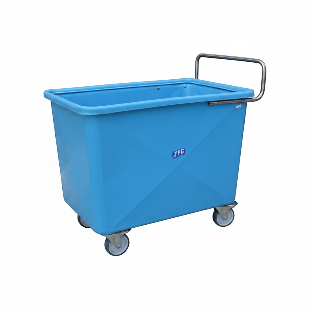 JFC - Wet And Dry Linen Trolleys - PT02-4-BLUE
