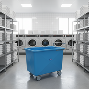 JFC - Wet And Dry Linen Trolleys - PT02-4-BLUE