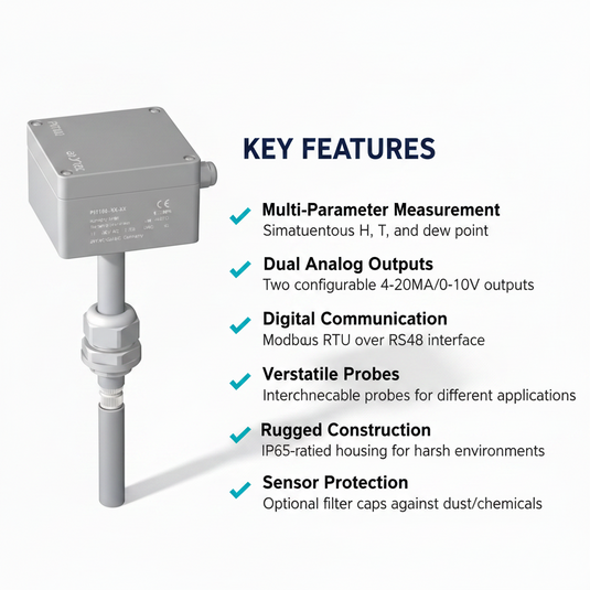 Akytec Humidity & Temperature Transmitter PVT100