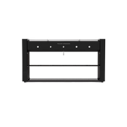 Poursteady PS1 – 5-Cup Automated Coffee Brewer b"Front view of the Poursteady PS1 5-cup automated coffee brewer in black color, featuring a sleek industrial design for specialty cafes.lack color