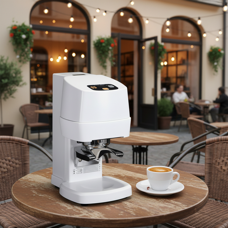 Load image into Gallery viewer, Precise Automatic Coffee Tamper White
