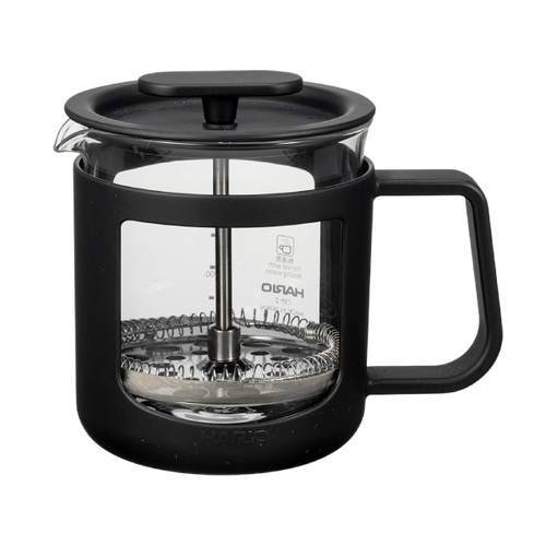 Hario Coffee French Press CPU-2-B Heat Resistant Glass 300ml: Polypropylene, Stainless Steel