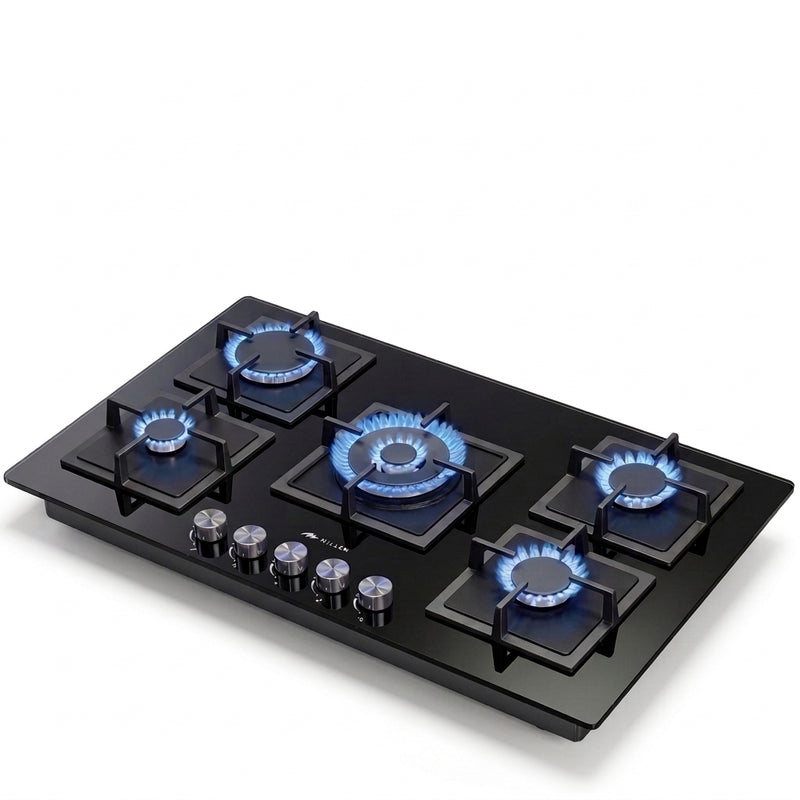 Load image into Gallery viewer, MILLEN Gas on Glass hob GHG 954 BL
