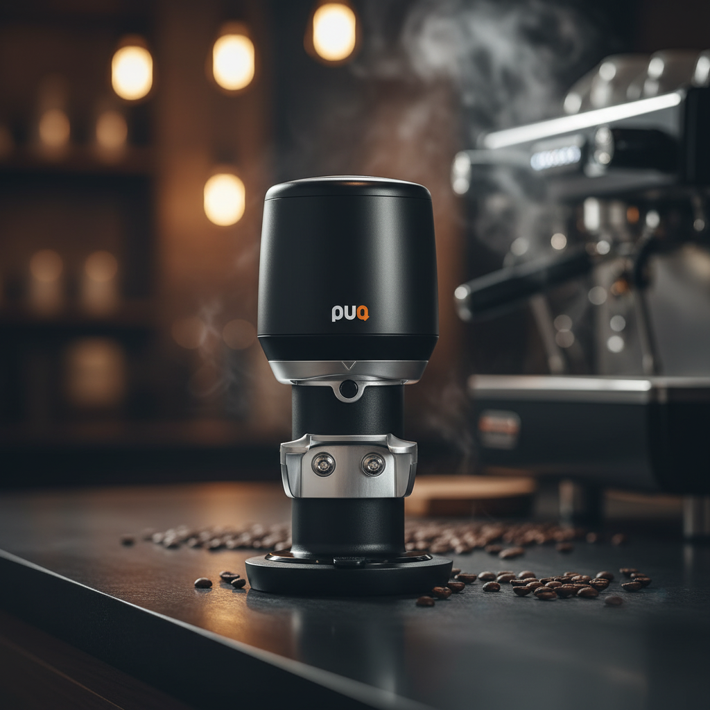 Puqpress Mini Gen 6 Automatic Coffee machine Tamper Black