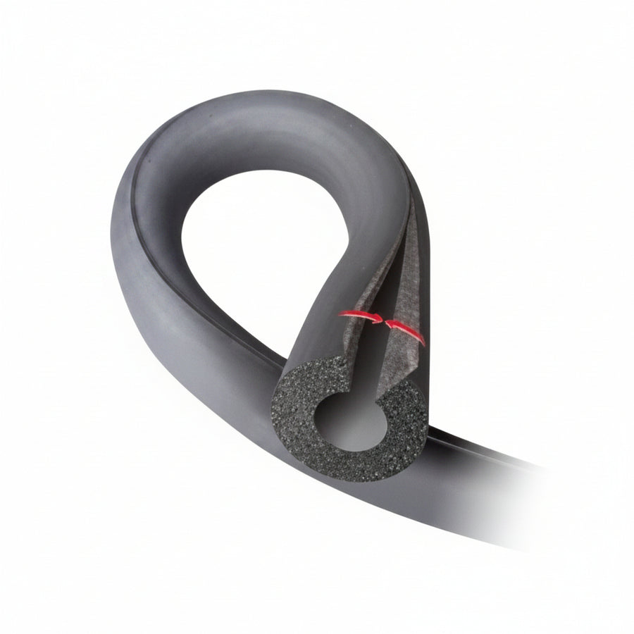 Quality 9mm Wall 15mm Bore 2 Metre Length Slit SelfSeal KFlex Pipe Insulation
