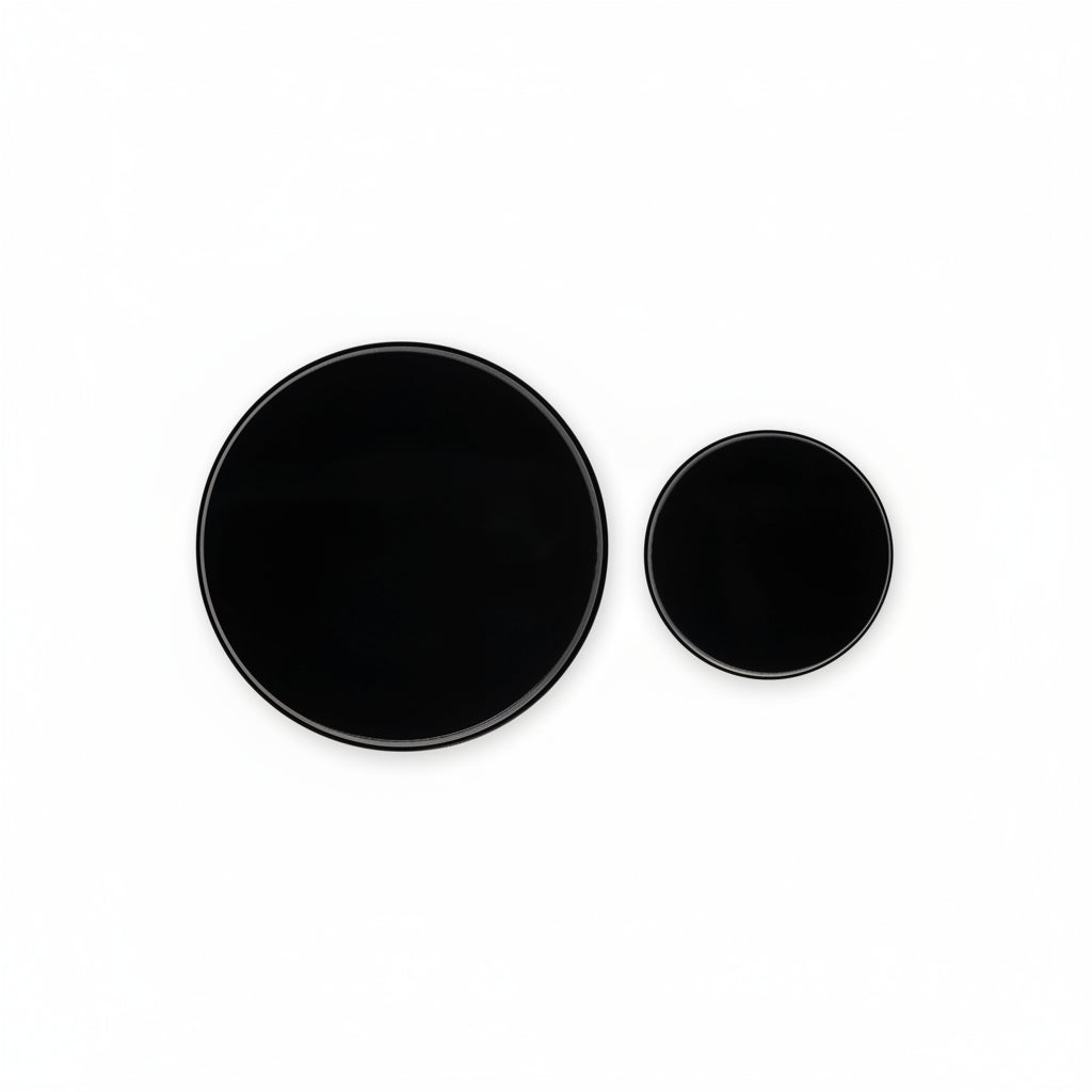 Range Kleen Set of Four Burner Kovers, Black