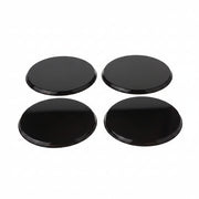 Range Kleen Set of Four Burner Kovers, Black
