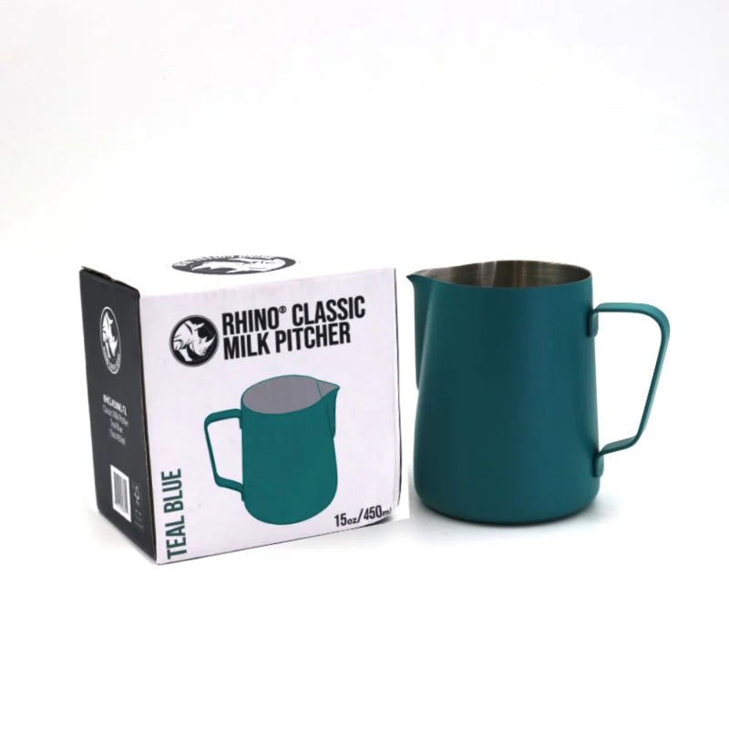 Load image into Gallery viewer, Rhino Coffee Gear Classic Colored Milk Pitcher - 450ml
