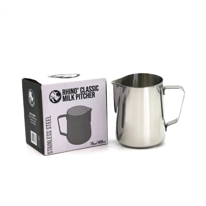 Load image into Gallery viewer, Rhino Coffee Gear Classic Milk Pitcher 12oz
