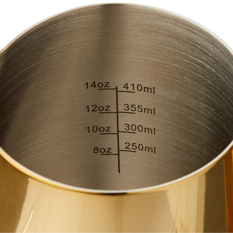 Load image into Gallery viewer, Rhino Coffee Gear Milk Pitcher 20oz Gold
