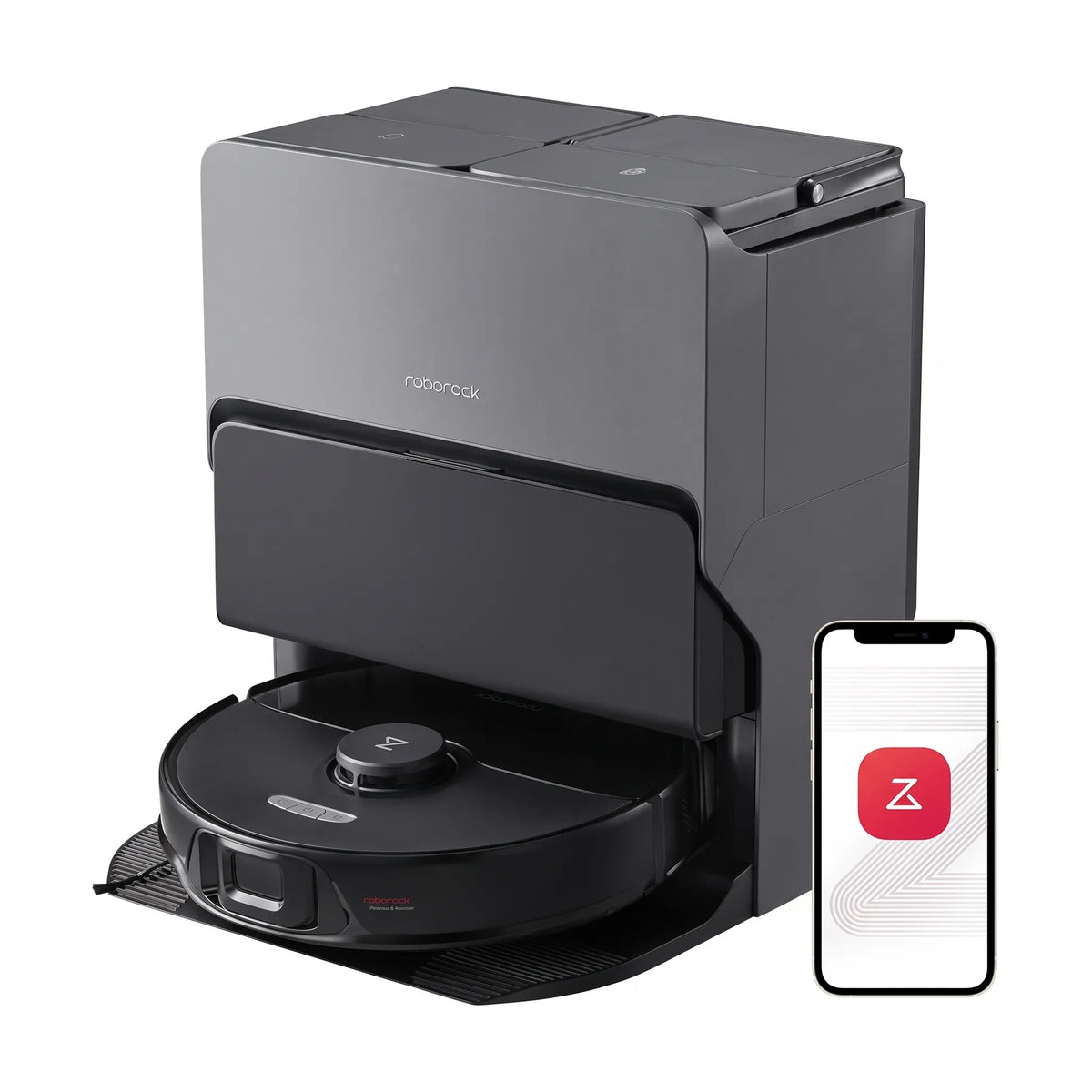 Roborock S8 Max Ultra Robot Vacuum and Mop Black S83USC+EWFD13HRR