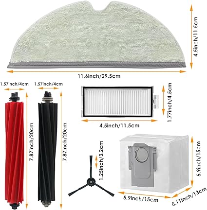 Load image into Gallery viewer, Robot Vacuum Cleaner Accessories Main Brush Hepa Filter Mop Dust Bag
