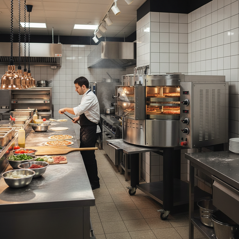 Load image into Gallery viewer, Rotating Electric Pizza Oven - RPE2
