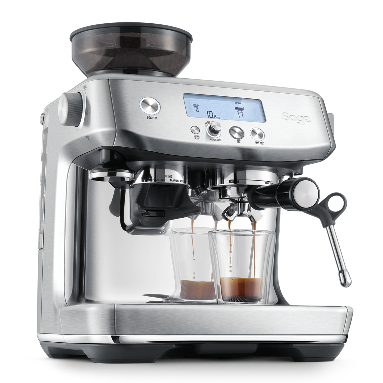 Sage SES878BSS4GEU1 Espresso Machine: The Barista Pro Stainless Steel