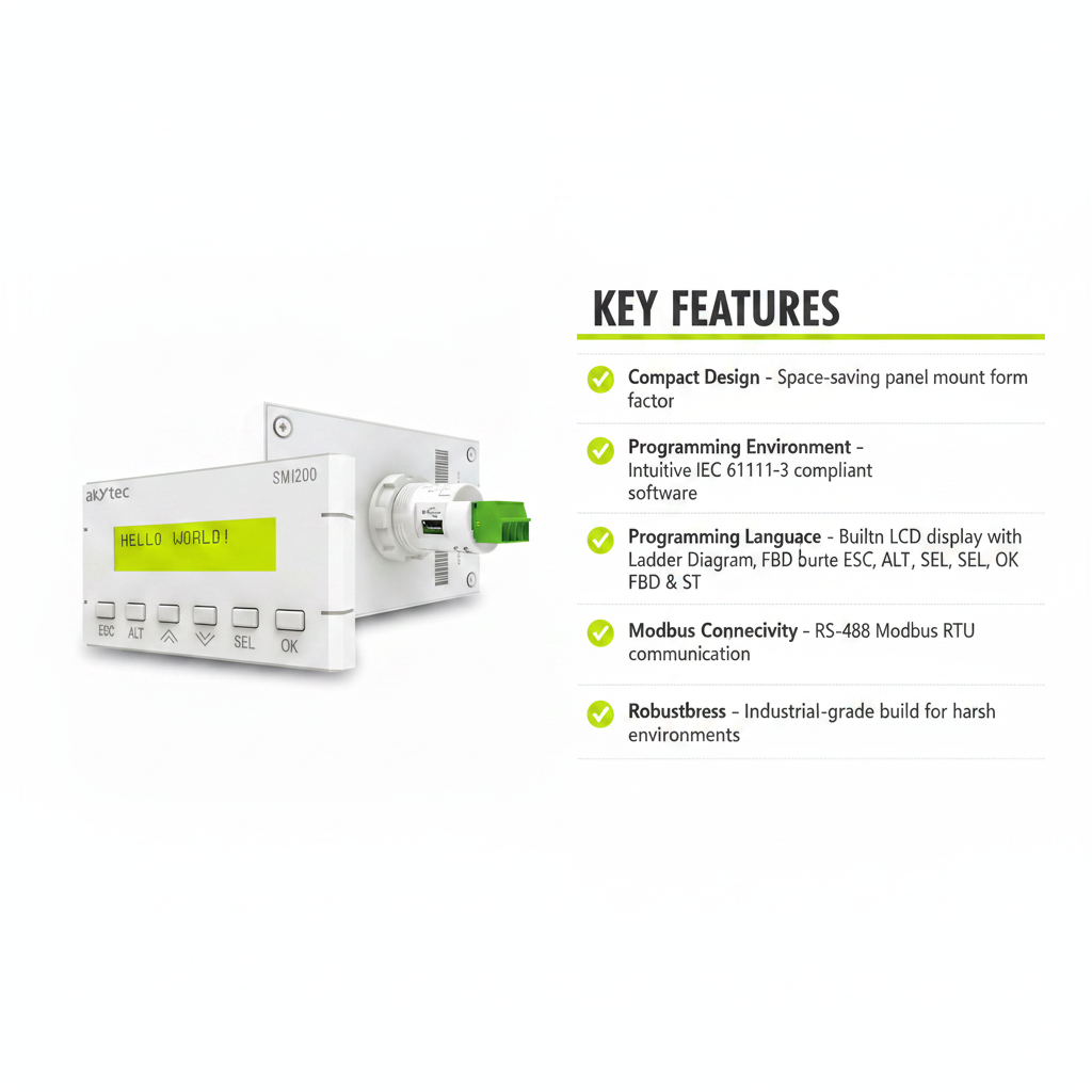 Akytec Compact Controller SMI200 Programmable