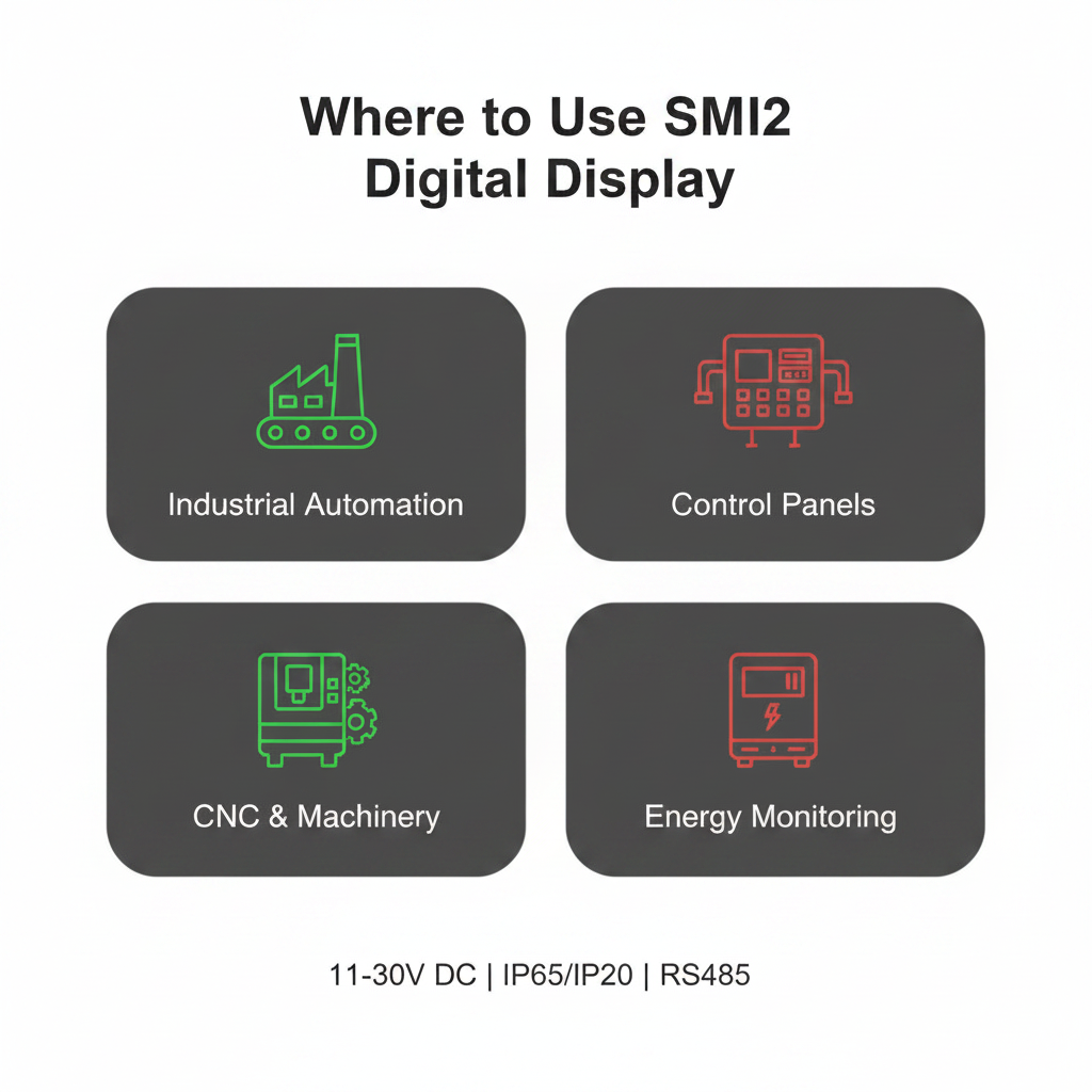 Akytec SMI2 / SMI2-G Digital Display RS485