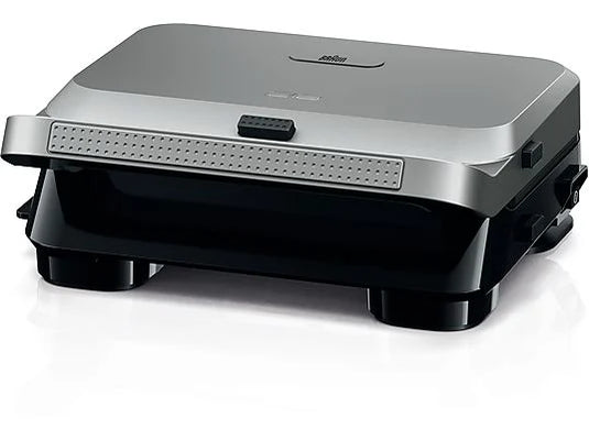 Braun SnackMaker 5 SM5000 - Appareil à Croque-monsieur Et Gaufres, 800W, Plaques Amovibles Et Lavables Au Lave-vaisselle