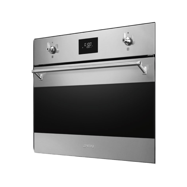 Load image into Gallery viewer, Smeg Classica Aesthetic Built In Microwave Oven with Grill, SO4301M0X
