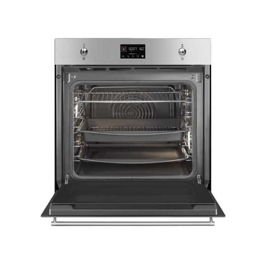 Smeg Traditional Pyro Galileo Built In Electric Oven, 60 cm, SOP6302TX