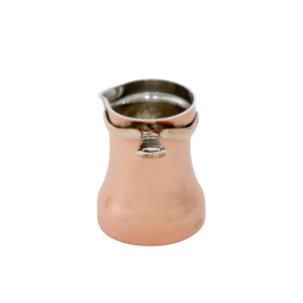 SOY Copper Cezve Turkish Coffee Pot Silver Lining – Right Handed C2