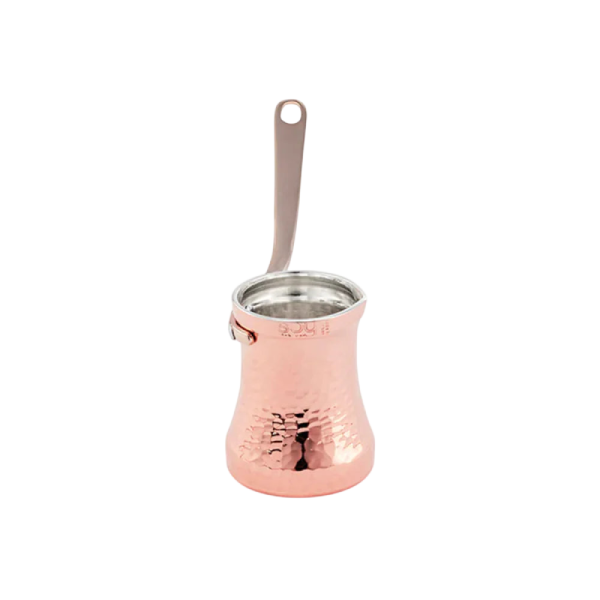 SOY Copper Cezve Turkish Coffee Pot Tin Lining – Right Handed C3
