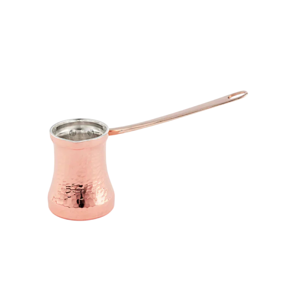 Load image into Gallery viewer, SOY Copper Cezve Turkish Coffee Pot Tin Lining – Right Handed C3
